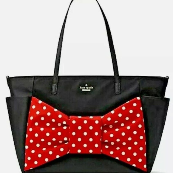 NWT Disney Minnie x Kate Spade Diaper Baby Bag - Picture 9 of 15